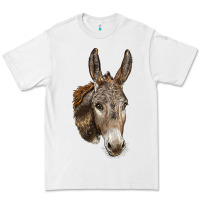 White Andalusian Donkey Face Premium Tee - LillyAllenDesigns