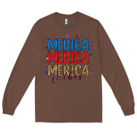 Chestnut merica merica merica vibes Long Sleeve Tee - RanaPortraitStore