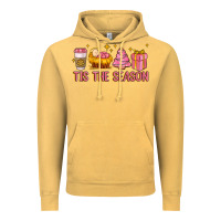 Vintage Mustard tis the season Vintage Hoodie - MaliasSmallBusiness