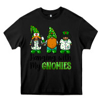 Black hanging with my gnomies african american nurse gnomies Heavy Core Tee - BarkalooDesign
