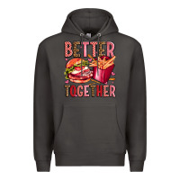 Smoke hamburger potatoes better together olivia Premium Hoodie - OliviaCreatesArt