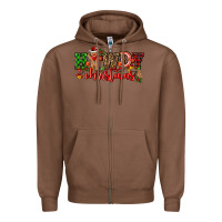 Chestnut howdy christmas gingerman bread with cowboy Zipper Hoodie - CowGirlArtShop