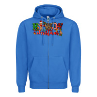True Royal howdy christmas gingerman bread with cowboy Zipper Hoodie - CowGirlArtShop