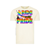 Vintage Arctic Western LGBTQ+ Ride With Pride Vintage Tee - BundleAndBundleShop
