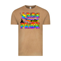 Vintage Camel Western LGBTQ+ Ride With Pride Vintage Tee - BundleAndBundleShop