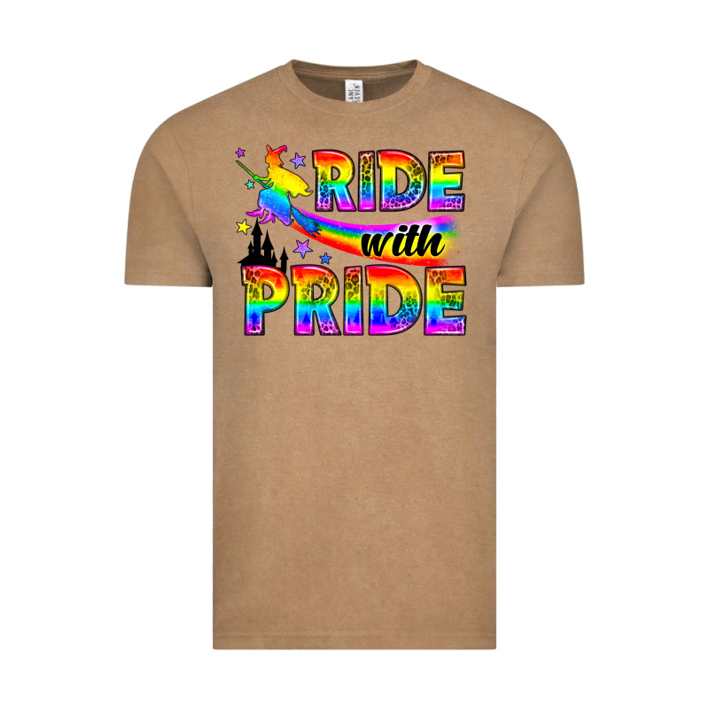 Western Lgbtq+ Ride With Pride Vintage Tee by BundleAndBundleShop | Teevron