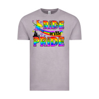 Vintage Zinc Western LGBTQ+ Ride With Pride Vintage Tee - BundleAndBundleShop