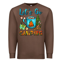 Chestnut Let's Go Camping Coffee Mug Premium Sweatshirt - FaDigitalArtStudio