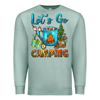Seafoam Let's Go Camping Coffee Mug Premium Sweatshirt - FaDigitalArtStudio