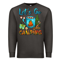 Smoke Let's Go Camping Coffee Mug Premium Sweatshirt - FaDigitalArtStudio