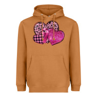 Meerkat breast cancer hearts Heavyweight Hoodie - FaDigitalArtStudio