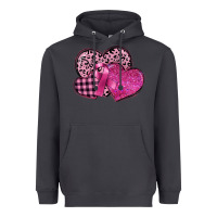 Smoke breast cancer hearts Heavyweight Hoodie - FaDigitalArtStudio