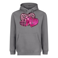 Storm breast cancer hearts Heavyweight Hoodie - FaDigitalArtStudio