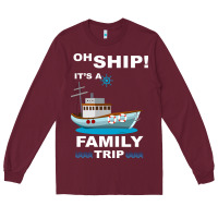 Burgundy Oh Ship, It's My Birthday Long Sleeve Tee - Bettercallsaul