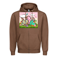 Chestnut easter Zipper Hoodie - CowGirlArtShop