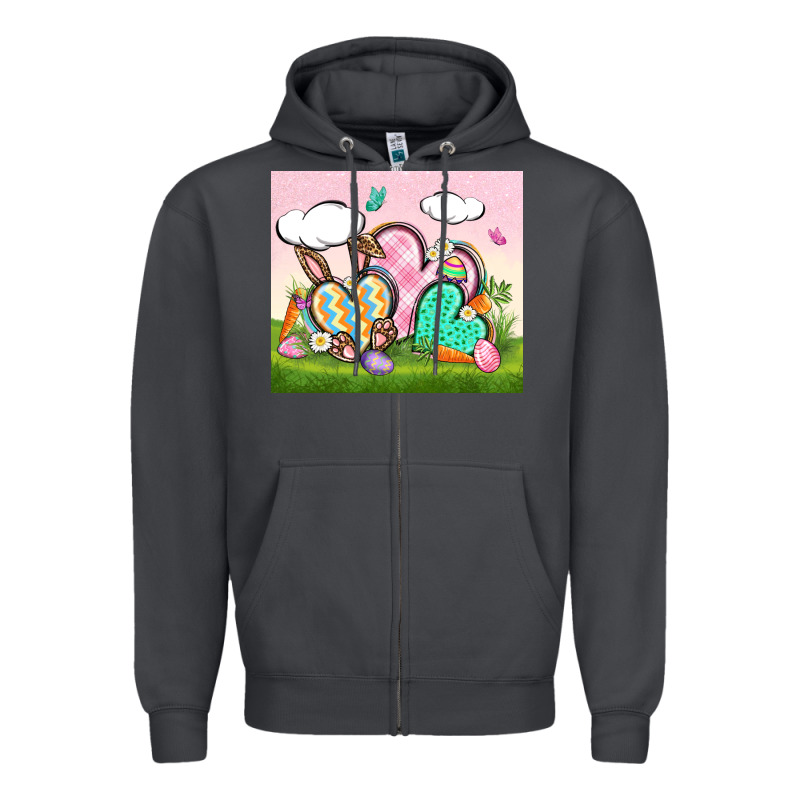 Easter Zipper Hoodie by CowGirlArtShop | Teevron
