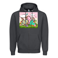 Smoke easter Zipper Hoodie - CowGirlArtShop