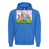 True Royal easter Zipper Hoodie - CowGirlArtShop