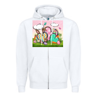 White easter Zipper Hoodie - CowGirlArtShop