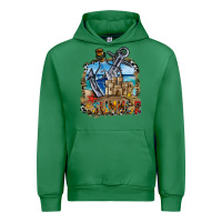 Emerald summer min Urban Hoodie - CowhideDigitalArt