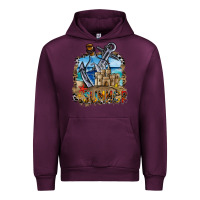 Mauve Wine summer min Urban Hoodie - CowhideDigitalArt