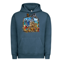 Pigment Midnight Navy summer min Urban Hoodie - CowhideDigitalArt