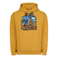 Pigment Peanut Butter summer min Urban Hoodie - CowhideDigitalArt