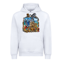White summer min Urban Hoodie - CowhideDigitalArt