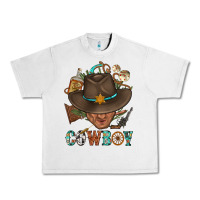 Lunar Rock Western Cowboy Portrait With Cactus Urban Heavy Tee - BundleAndBundleShop