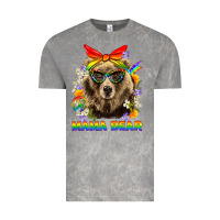 Cloud Rock Mama Bear Pride LGBTQ+ Vintage Tee - BundleAndBundleShop