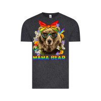 Vintage Black Mama Bear Pride LGBTQ+ Vintage Tee - BundleAndBundleShop