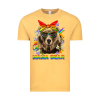 Vintage Mustard Mama Bear Pride LGBTQ+ Vintage Tee - BundleAndBundleShop