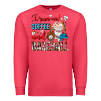 Cardinal I Run On Coffee And Baseball Frappe Premium Sweatshirt - FaDigitalArtStudio