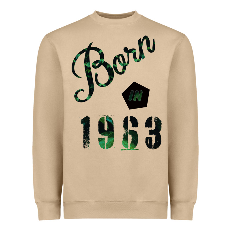 Born In 1963 Heavyweight Sweatshirt by Bettercallsaul | Teevron