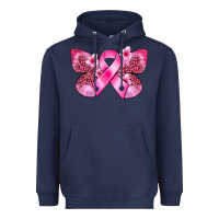 Navy Cancer butterfly Heavyweight Hoodie - FaDigitalArtStudio