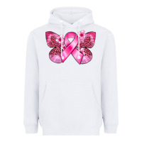 White Cancer butterfly Heavyweight Hoodie - FaDigitalArtStudio
