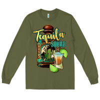 Army Green Tequila Squad Long Sleeve Tee - Bettercallsaul