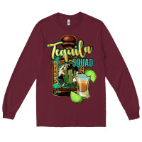 Burgundy Tequila Squad Long Sleeve Tee - Bettercallsaul