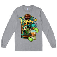Heather Grey Tequila Squad Long Sleeve Tee - Bettercallsaul