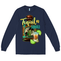 Navy Tequila Squad Long Sleeve Tee - Bettercallsaul