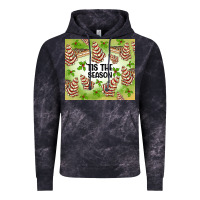 Cloud Black tis the season christmas tree cake Vintage Hoodie - MaliasSmallBusiness