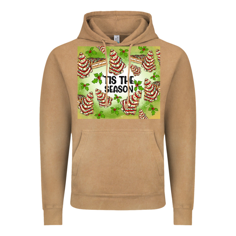 Tis The Season Christmas Tree Cake Vintage Hoodie by MaliasSmallBusiness | Teevron