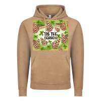 Vintage Coffee tis the season christmas tree cake Vintage Hoodie - MaliasSmallBusiness