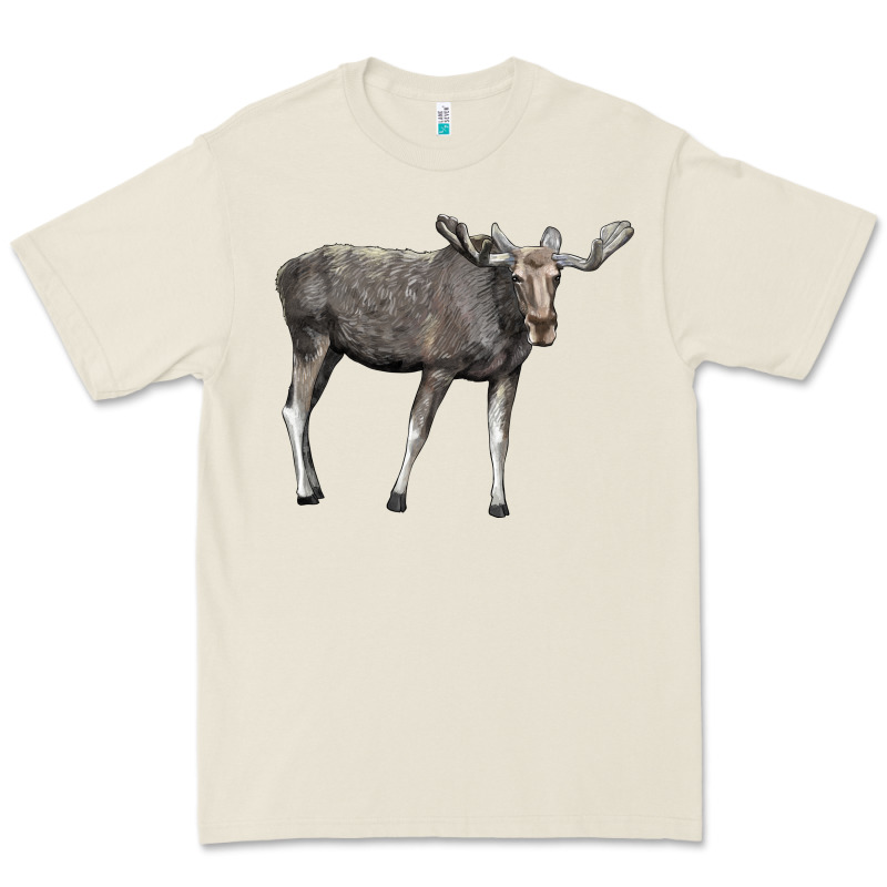 Moose Buck Deer Premium Tee by LillyAllenDesigns | Teevron