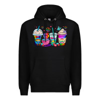 Black pride lgbtq coffee cups Premium Hoodie - OliviaCreatesArt