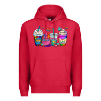 Cardinal pride lgbtq coffee cups Premium Hoodie - OliviaCreatesArt
