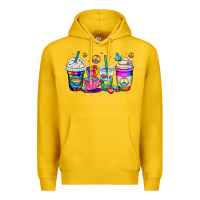 Lemon pride lgbtq coffee cups Premium Hoodie - OliviaCreatesArt