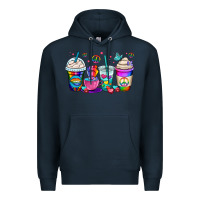 Navy pride lgbtq coffee cups Premium Hoodie - OliviaCreatesArt