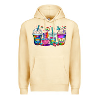 Pina Colada pride lgbtq coffee cups Premium Hoodie - OliviaCreatesArt