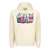 Sandshell pride lgbtq coffee cups Premium Hoodie - OliviaCreatesArt